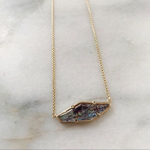 Kendra Scott Gold Iridescent Pendant